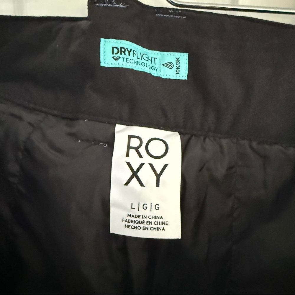 NWOT Roxy Blue Snow Pants Adjustable Waist Lightweight Size L - Picture 6 of 7
